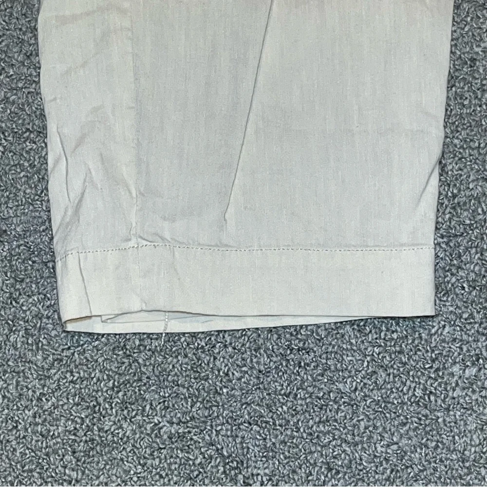 J Crew Linen Blend Mario Bellucci Pants Womens Size 2 Tan Italian Straight Leg - Picture 10 of 12